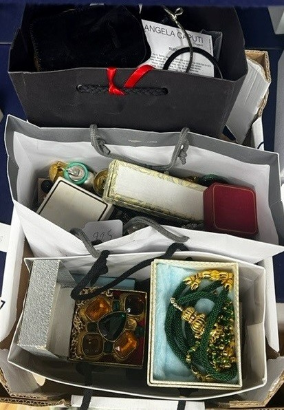 A quantity of assorted costume jewellery including Ken Lane.